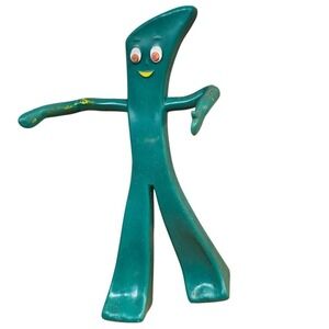Jesco Hong Kong Gumby Action Figure‎ Bendable/Poseable 6" Tall Green
